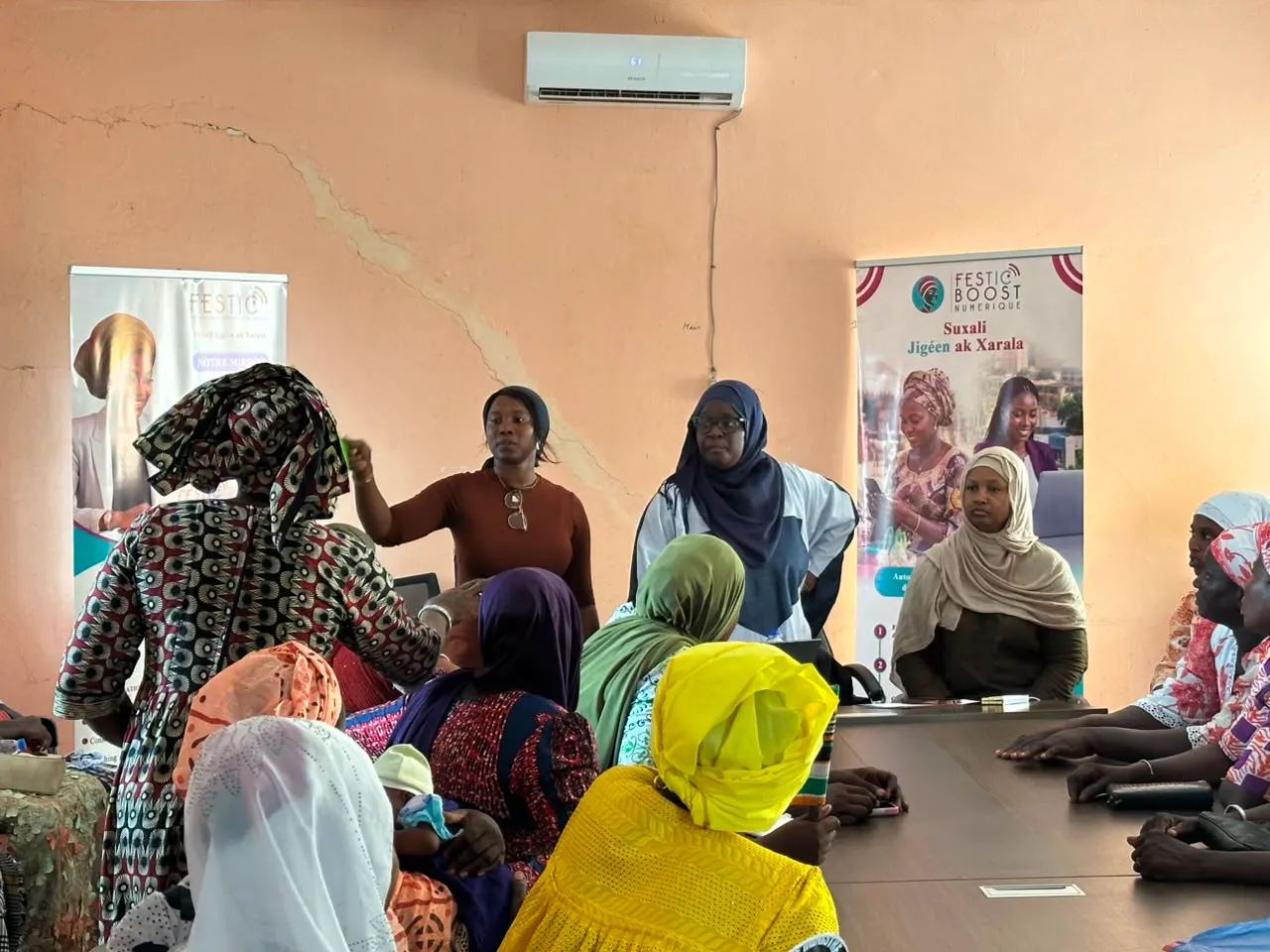 Participants à une activité à Koungheul